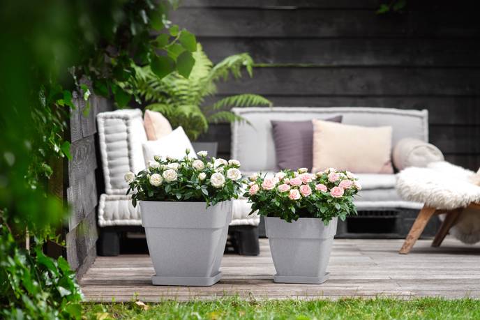 vibia campana carré 30cm living ciment